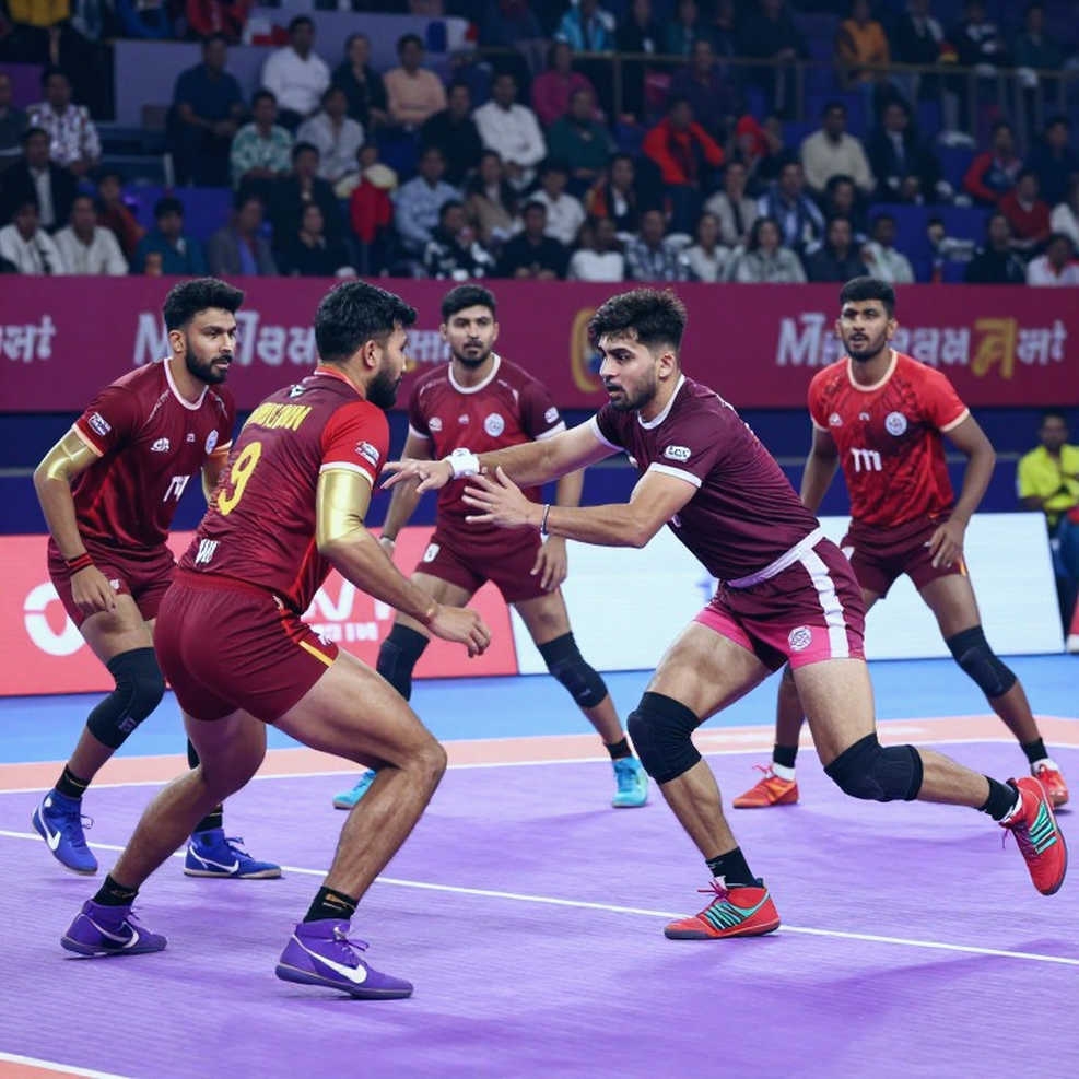 ২৬.৭ পয়েন্টের ব্যবধান, এক পয়েন্টের ফারাক: কাবাডির গ্রুপ পর্বে দুইটা আলাদা টেবিল